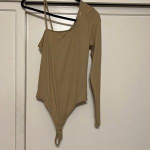 Half sleeve unitard bodysuit